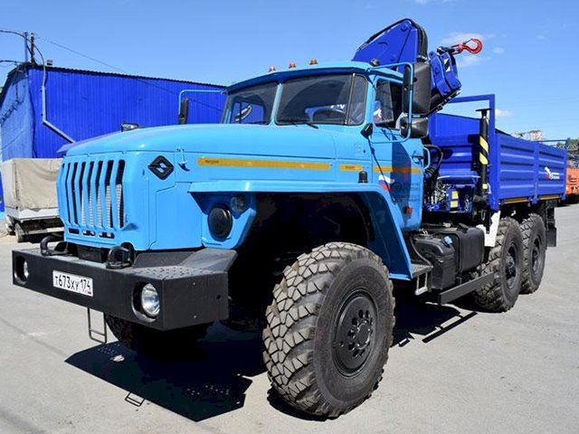 Фото №5: Бортовой Урал 5557-1112-72Е5 с КМУ АНТ 12-2 (38)