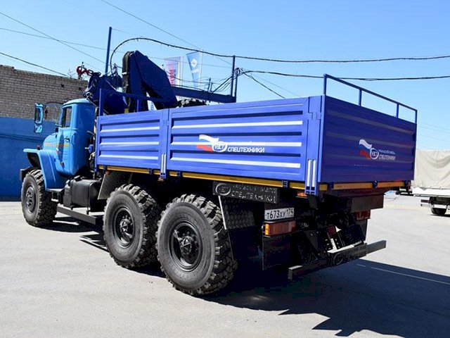 Фото №3: Бортовой Урал 5557-1112-72Е5 с КМУ АНТ 12-2 (38)