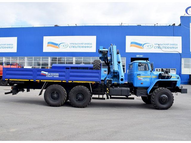 Фото №6: Бортовой Урал 4320-1916-72Е5 с КМУ Инман ИМ-240 (32)