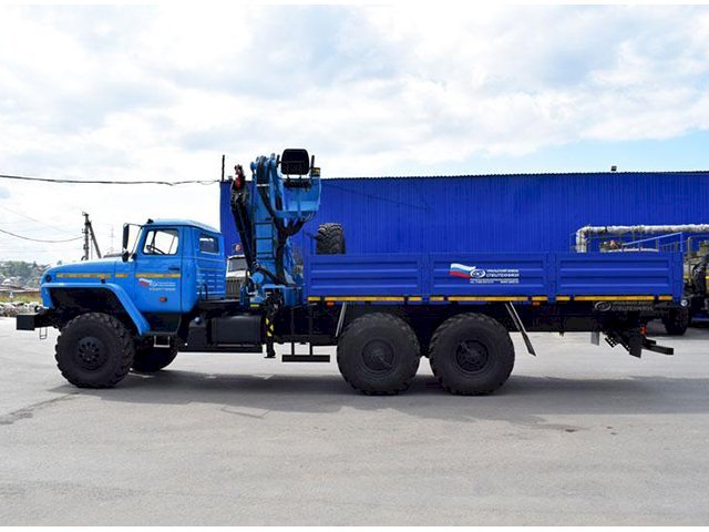 Фото №3: Бортовой Урал 4320-1916-72Е5 с КМУ Инман ИМ-240 (32)