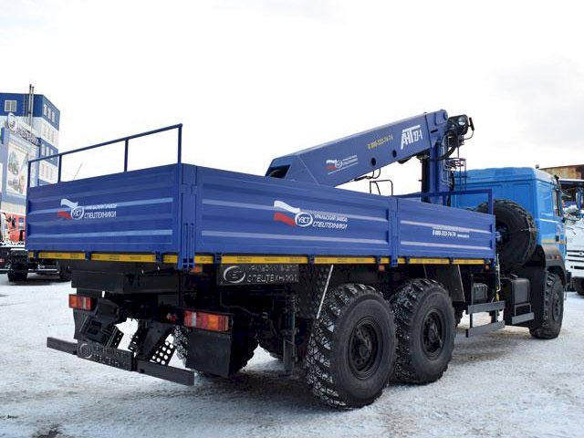Фото №6: Бортовой Урал 4320-4972-80Е5 с КМУ АНТ 27-1 (35)