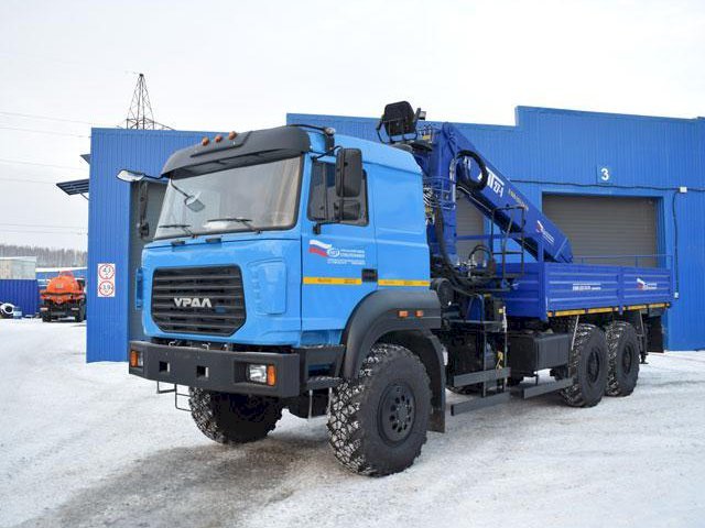Фото №2: Бортовой Урал 4320-4972-80Е5 с КМУ АНТ 27-1 (35)
