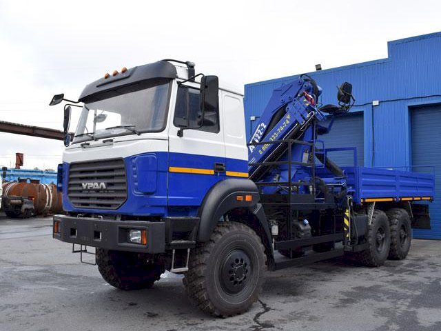 Фото №7: Бортовой Урал 4320-4952-80Е5 с КМУ АНТ 22-2 (40)