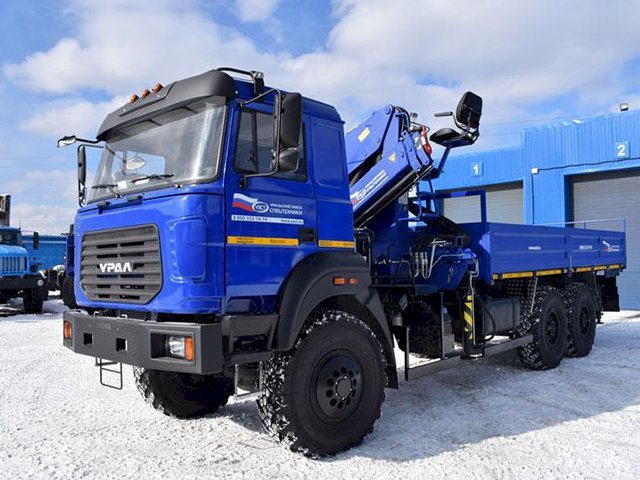 Фото №2: Бортовой Урал 4320-4951-80Е5 с КМУ АНТ 12-2 (14)