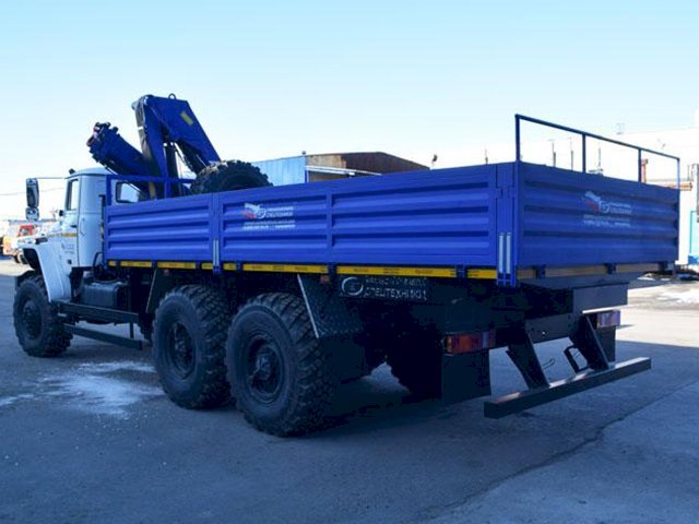 Фото №8: Бортовой Урал 4320-1934-72Е5 с КМУ АНТ 8.5-2