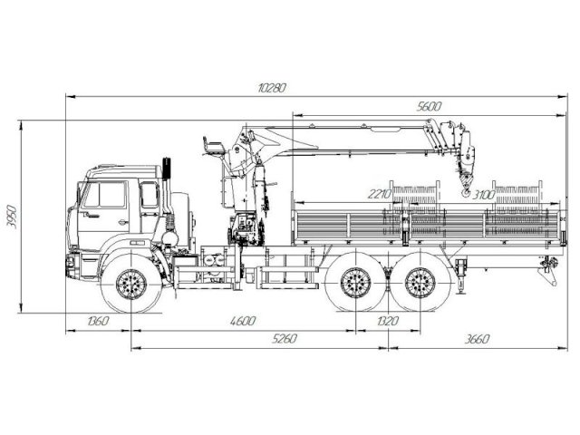Фото №9: Бортовой КАМАЗ-43118-3027-50 с КМУ HIAB 160T