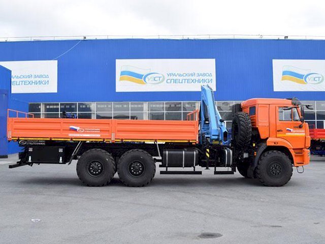 Фото №40: Бортовой КАМАЗ-43118-3027-50 с КМУ Инман IM-150N