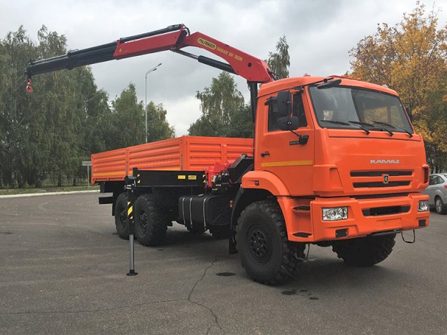 Фото №16: Бортовой КАМАЗ-43118-3027-50 с КМУ Инман IM-150N