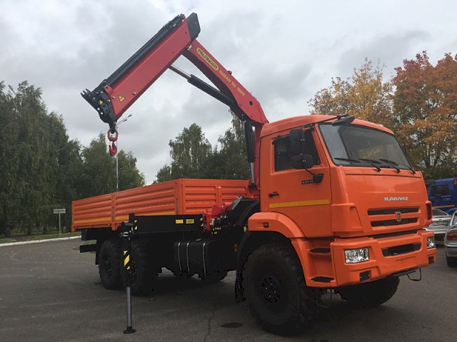 Фото №7: Бортовой КАМАЗ-43118-3027-50 с КМУ Инман IM-150N