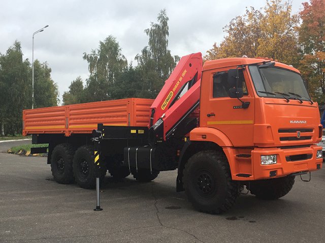 Фото №2: Бортовой КАМАЗ-43118-3027-50 с КМУ Инман IM-150N