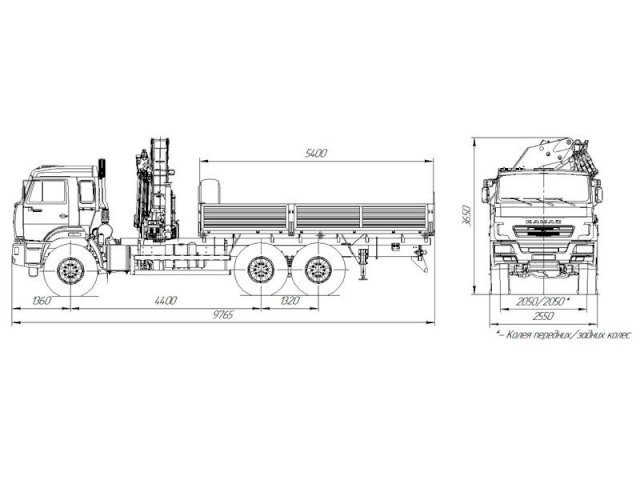 Фото №9: Бортовой КАМАЗ-43118-3011-50 с КМУ Инман ИМ-320 (38)