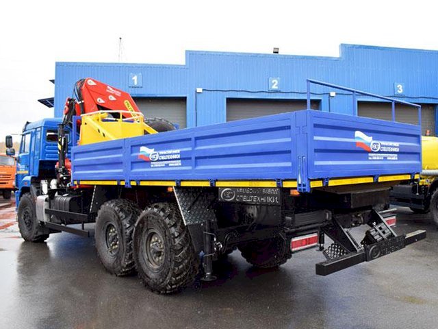 Фото №4: Бортовой КАМАЗ-43118-3011-50 с КМУ Инман ИМ-320 (38)