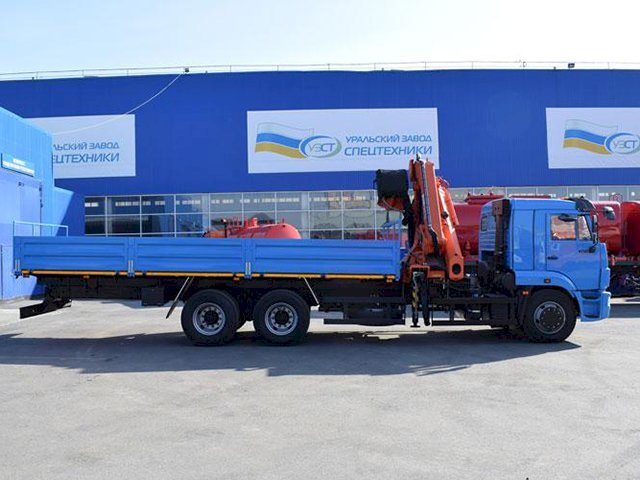 Фото №21: Бортовой КАМАЗ-65117-3010-48(A5) с КМУ АНТ 22-3 (64)