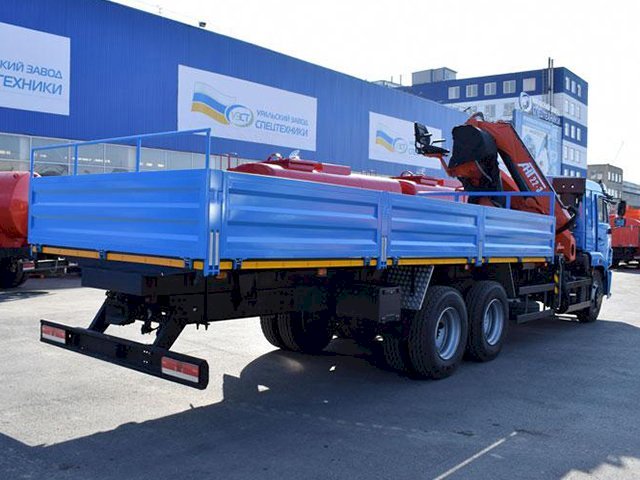 Фото №20: Бортовой КАМАЗ-65117-3010-48(A5) с КМУ АНТ 22-3 (64)