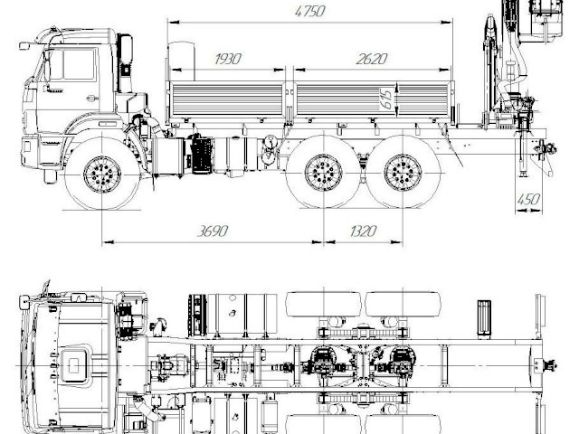 Фото №20: Бортовой КАМАЗ-43118-3027-50 с КМУ АНТ 12-4 (42)