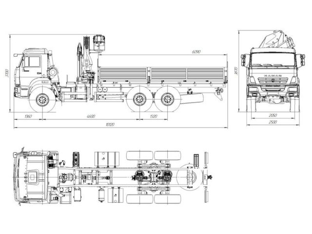 Фото №9: Бортовой КАМАЗ-43118-3027-50 с КМУ АНТ 12-2 (30)