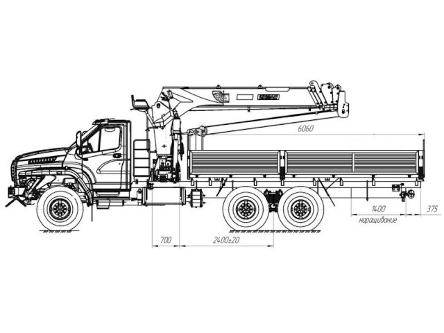 Фото №8: Бортовой Урал-NEXT 4320-6958-74Е5И06 с КМУ ИТ-150