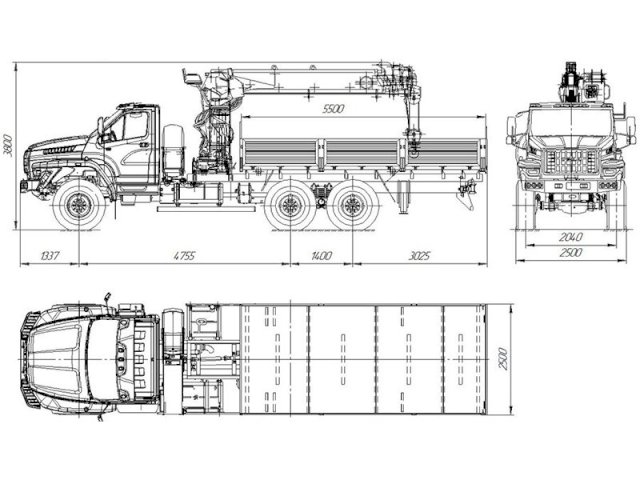 Фото №10: Бортовой Урал-NEXT 4320-6952-72Е5Г38 с КМУ ИТ-200 (37)