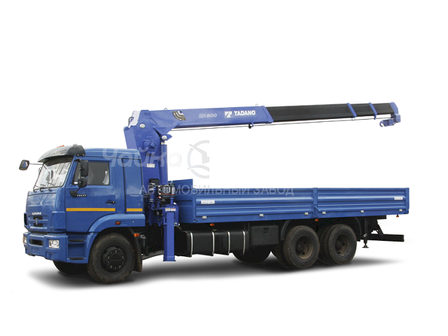 Фото №2: Бортовой КАМАЗ-65117 с КМУ Tadano ZR824