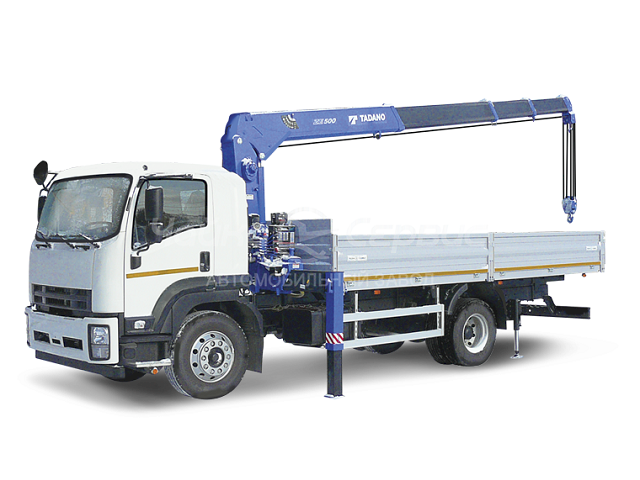 Фото №2: Бортовой ISUZU FORWARD 18.0 (FVR34) с КМУ Tadano TM-ZE554HS