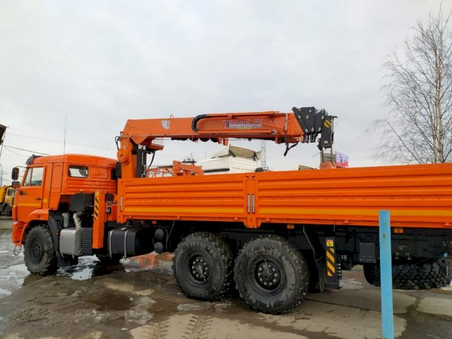 Фото №5: Бортовой КАМАЗ-43118 с КМУ Hangil HGC 976