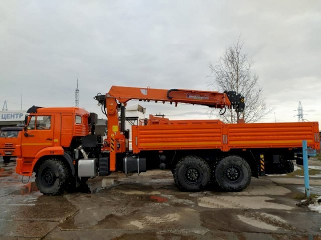 Фото №4: Бортовой КАМАЗ-43118 с КМУ Hangil HGC 976