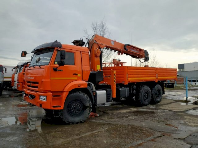 Фото №3: Бортовой КАМАЗ-43118 с КМУ Hangil HGC 976