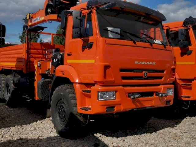 Фото №2: Бортовой КАМАЗ-43118 с КМУ Hangil HGC 976