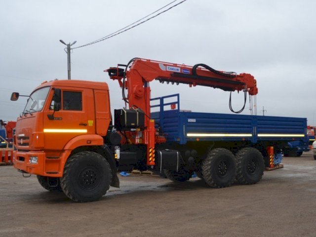Фото №3: Бортовой КАМАЗ 43118-3090-50 с КМУ Kanglim KS2056