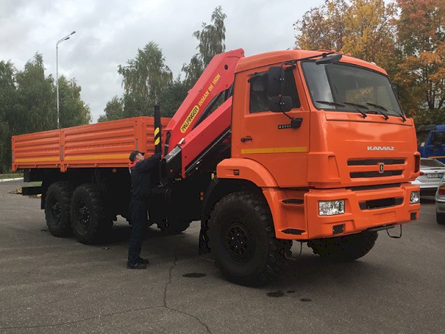 Фото №4: Бортовой КАМАЗ-43118-3012-48 с КМУ Инман ИМ-150N