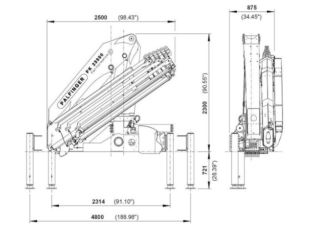 Фото №15: Бортовой КАМАЗ 65115-3094-48 с КМУ Palfinger РК-23500А