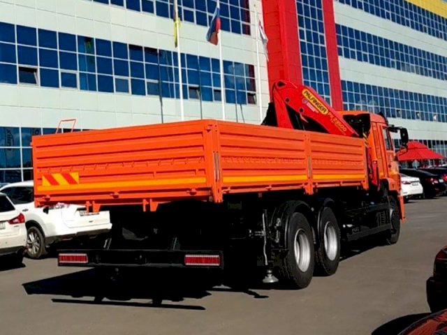 Фото №11: Бортовой КАМАЗ 65115-3094-48 с КМУ Palfinger РК-23500А