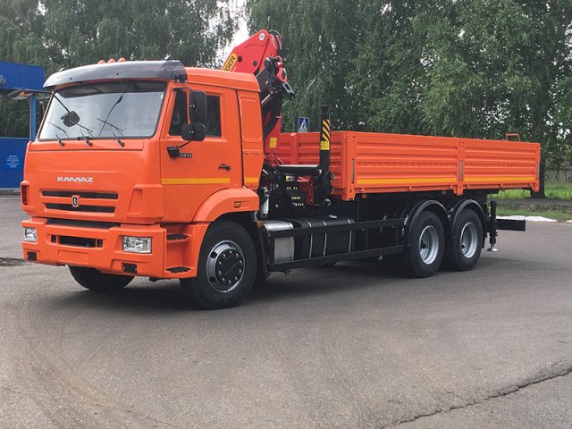 Фото №5: Бортовой КАМАЗ 65115-3094-48 с КМУ Palfinger РК-23500А