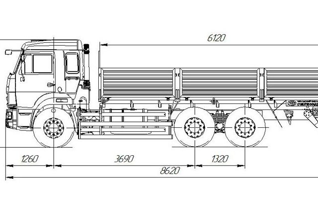 Фото №2: Бортовой КАМАЗ 65115-3094-50 с КМУ HIAB 160 ТМ-6