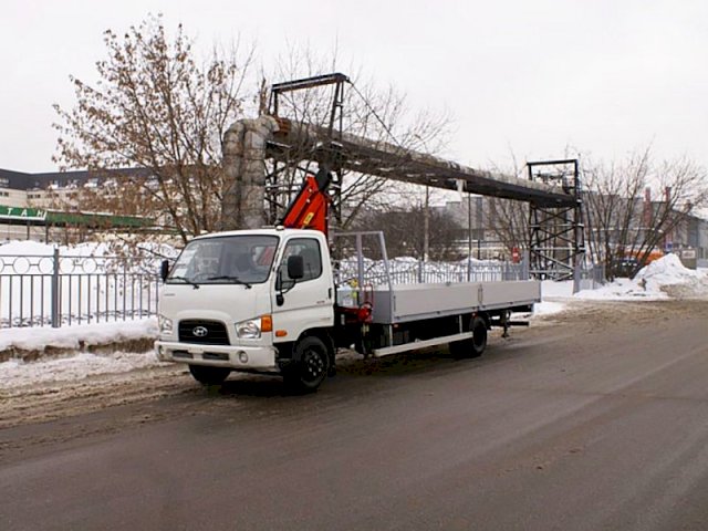 Фото №3: Бортовой Hyundai HD 78 c КМУ Fassi 65
