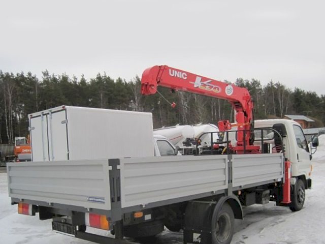Фото №3: Бортовой Hyundai HD 78 с КМУ UNIC URV 373