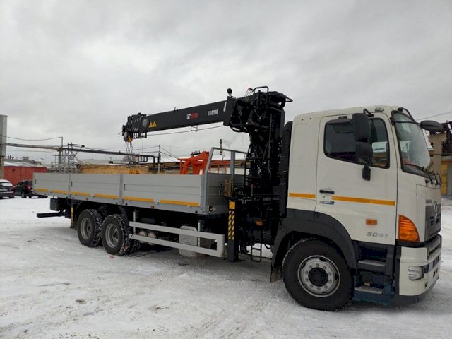 Фото №3: Бортовой HINO 700 с КМУ Hiab 190 TM6