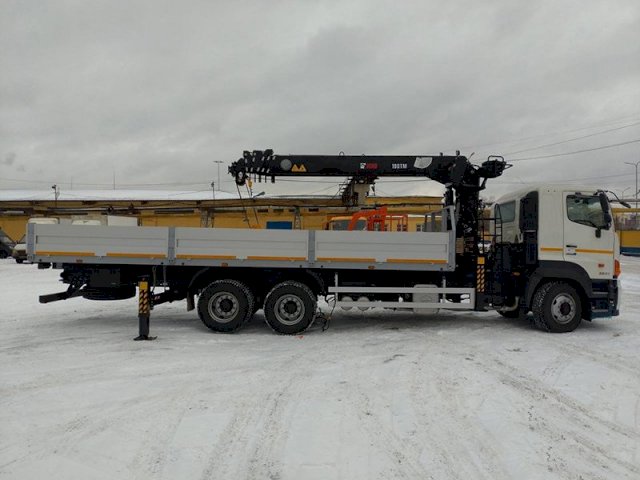 Фото №2: Бортовой HINO 700 с КМУ Hiab 190 TM6