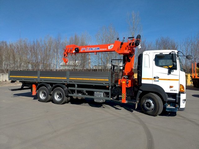 Фото №7: Бортовой HINO 700 c КМУ Kanglim 1256