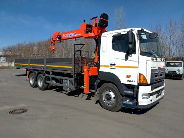Фото №2: Бортовой HINO 700 c КМУ Kanglim 1256