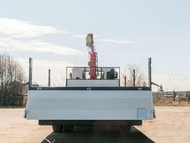 Фото №4: Бортовой HINO 500 с КМУ Soosan SCS 513