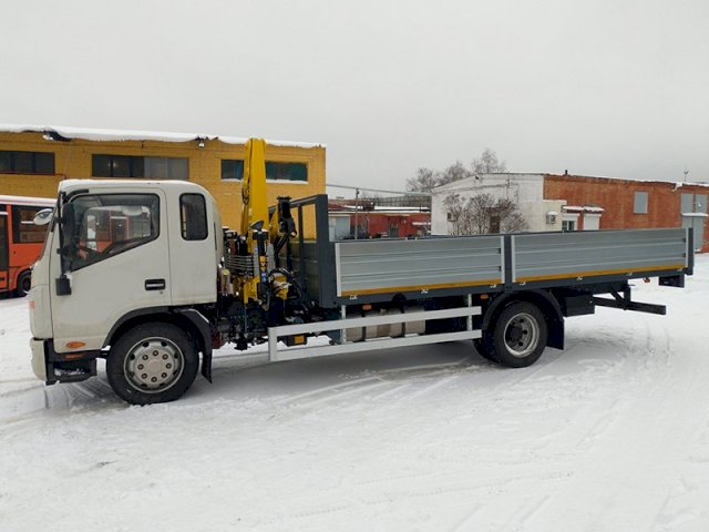 Фото №9: Бортовой JAC N-120 с КМУ HYVA 80