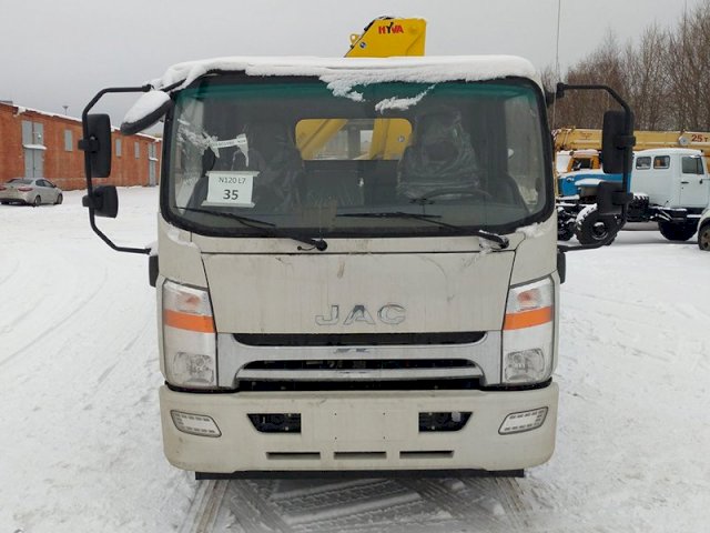 Фото №7: Бортовой JAC N-120 с КМУ HYVA 80