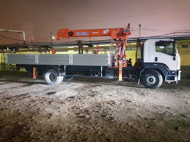 Фото №22: Бортовой Isuzu FVR 34 c КМУ Kanglim 1256