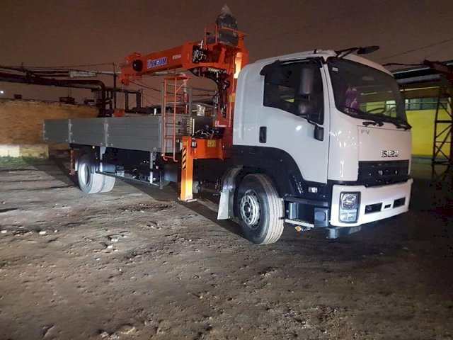 Фото №21: Бортовой Isuzu FVR 34 c КМУ Kanglim 1256