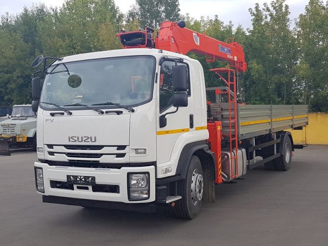 Фото №14: Бортовой Isuzu FVR 34 c КМУ Kanglim 1256
