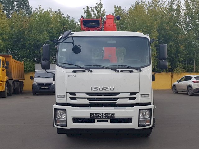 Фото №13: Бортовой Isuzu FVR 34 c КМУ Kanglim 1256
