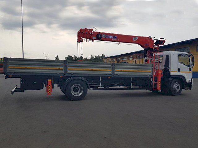 Фото №11: Бортовой Isuzu FVR 34 c КМУ Kanglim 1256