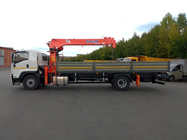 Фото №6: Бортовой Isuzu FVR 34 c КМУ Kanglim 1256