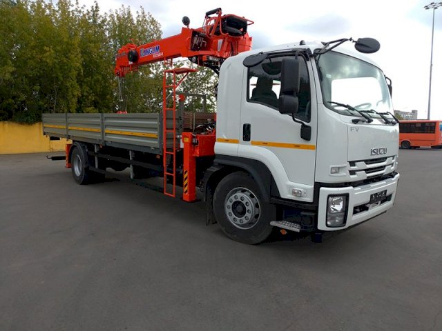 Фото №3: Бортовой Isuzu FVR 34 c КМУ Kanglim 1256